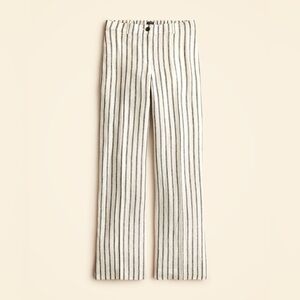 NWT J Crew Harbor 100% Linen Pants Sz S